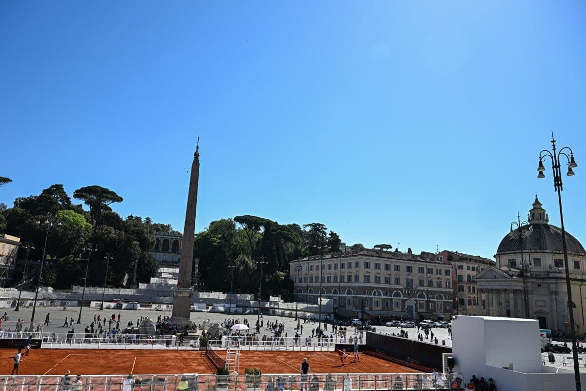 Inför onsdagens spel i Rom masters i tennis