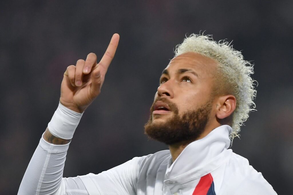 Tredje bäst betald - Neymar. Foto: AFP 