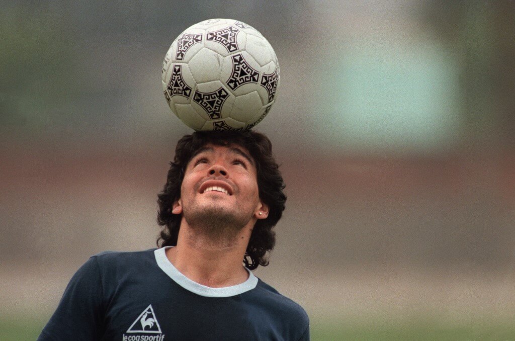 Diego Maradona - en av historiens bästa nummer 10.