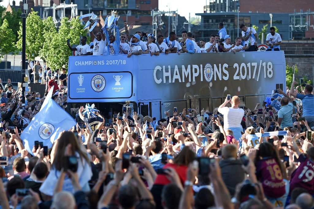 Manchester City slog Premier Leagues poängrekord 2017/2018.