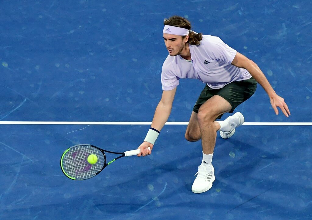 Stefanos Tsitsipas är med i Ultimate Tennis Showdown