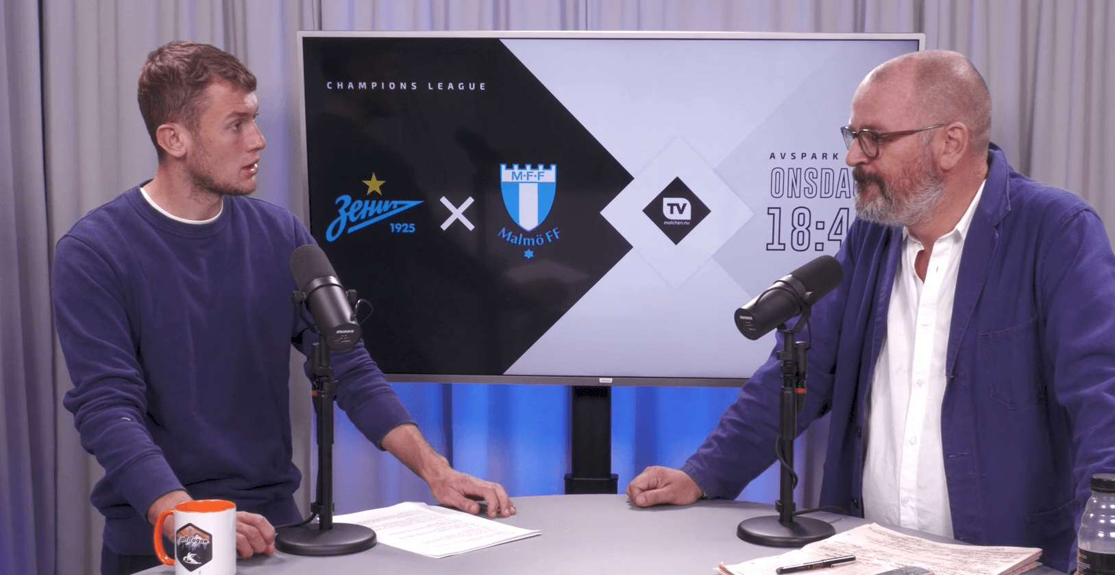 Våra programledare i TVmatchen Studio är Fabian Ahlstrand & Kristian Borell