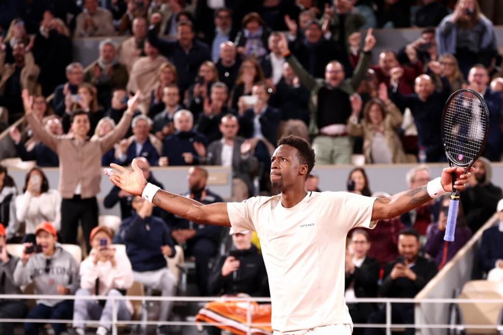 Gael Monfils i Franska öppna på vamosrafa.se